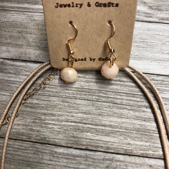 Long Boho Necklace & Earrings Set - Picture 2 of 3